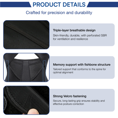 NovaBackPro™ Adjustable Posture Corrector Back Brace