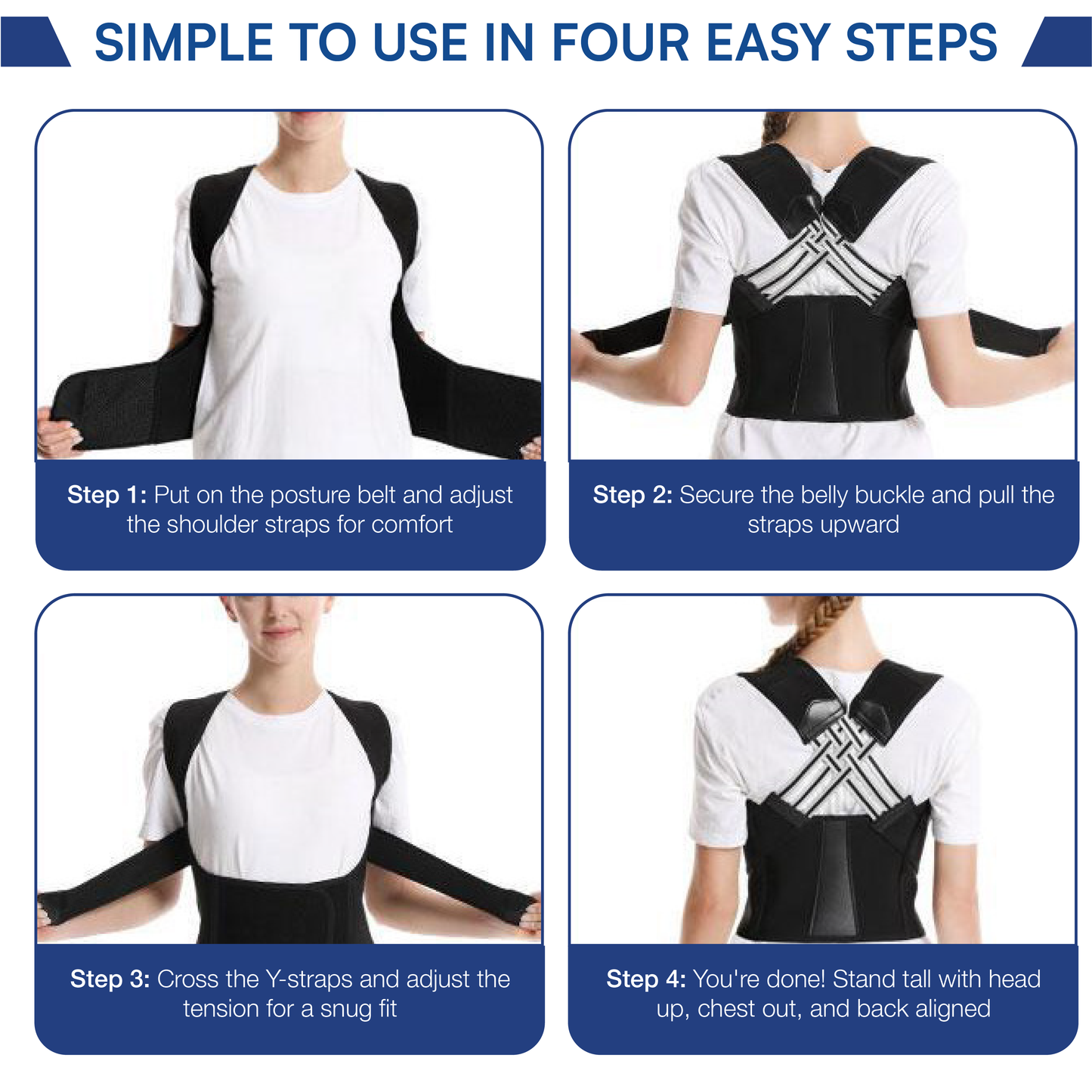 NovaBackPro™ Adjustable Posture Corrector Back Brace